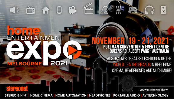 Melbourne The Home Entertainment Expo 2021 di StereoNET