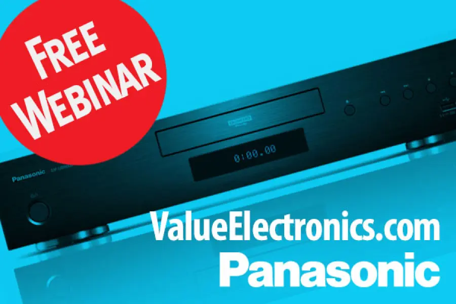 Value Electronics e Panasonic presentano una discussione sul pluripremiato lettore Blu-ray Panasonic DP-UB9000 Ultra HD!
