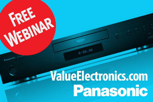 Value Electronics e Panasonic presentano una discussione sul pluripremiato lettore Blu-ray Panasonic DP-UB9000 Ultra HD!