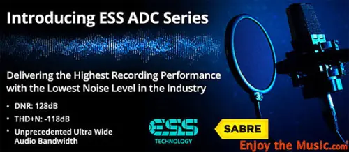 Tecnologia ESS ES9842 PRO 768kHz / DSD512 Chip ADC