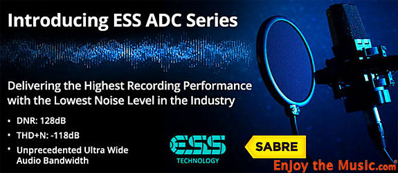 Tecnologia ESS ES9842 PRO 768kHz / DSD512 Chip ADC