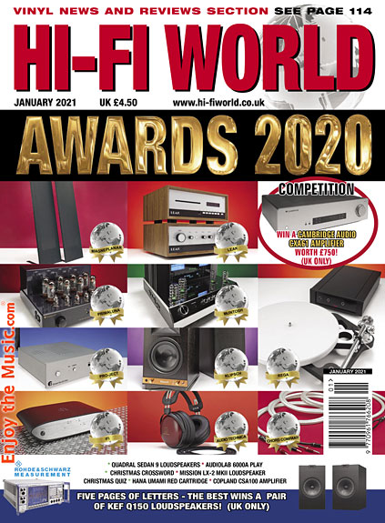 Hi-Fi World Gennaio 2021 Recensioni e Think Pieces