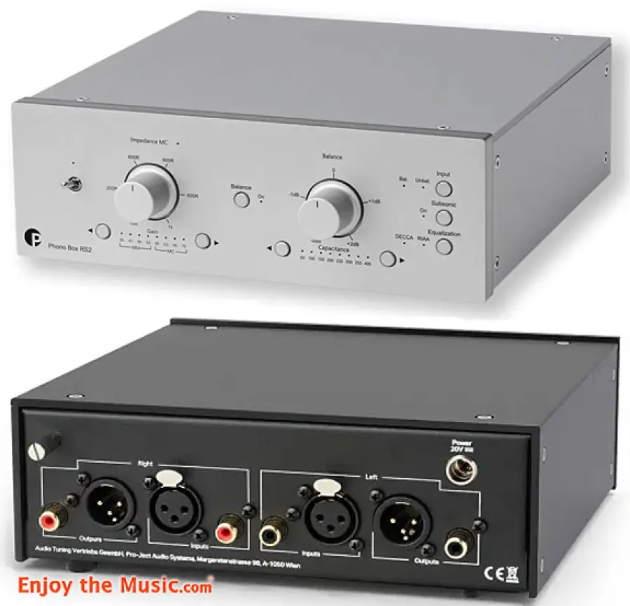 Preamplificatore MM / MC bilanciato Pro-Ject Phono Box RS2