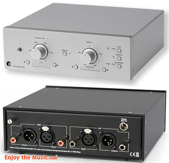 Preamplificatore MM / MC bilanciato Pro-Ject Phono Box RS2