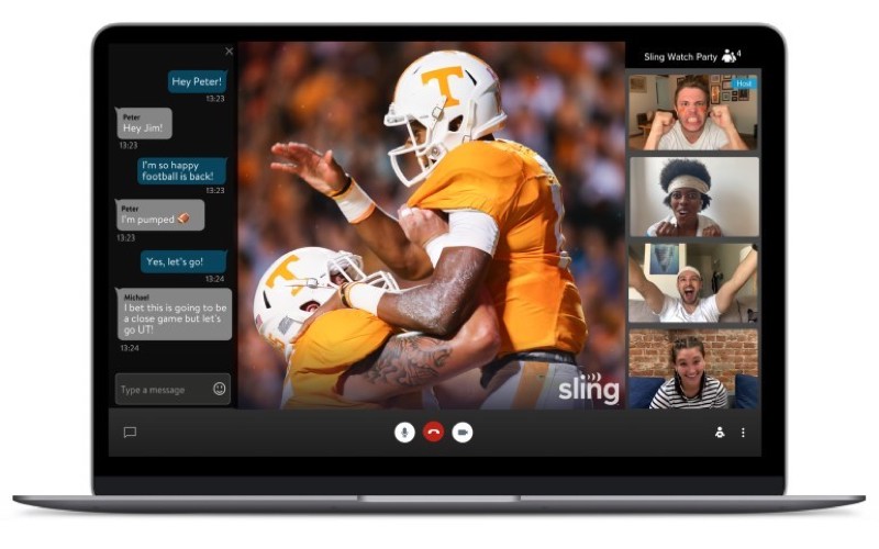 SLING TV pubblica la funzione Watch Party