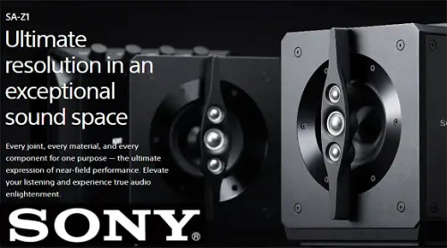 Sistema di altoparlanti con alimentazione Near Field ad alta risoluzione Sony SA-Z1