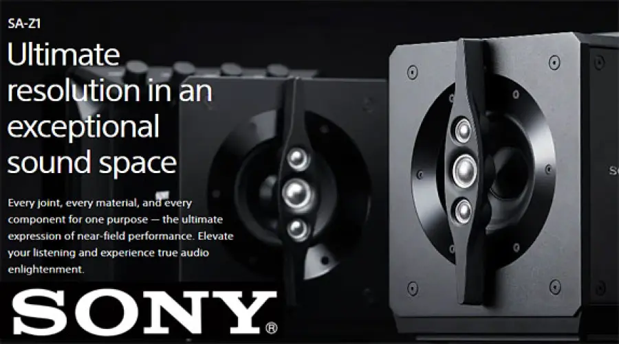 Sistema di altoparlanti con alimentazione Near Field ad alta risoluzione Sony SA-Z1