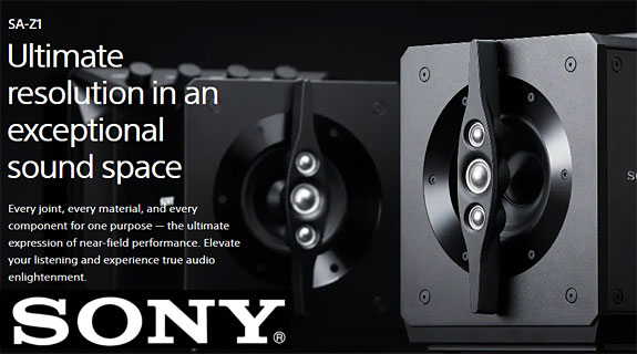 Sistema di altoparlanti con alimentazione Near Field ad alta risoluzione Sony SA-Z1