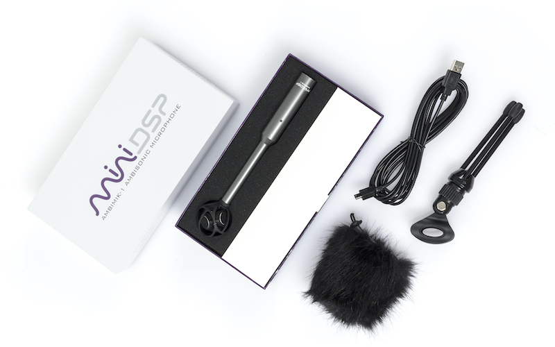 Cattura il suono 3D in una bottiglia con il microfono miniDSP ambiMIK-1