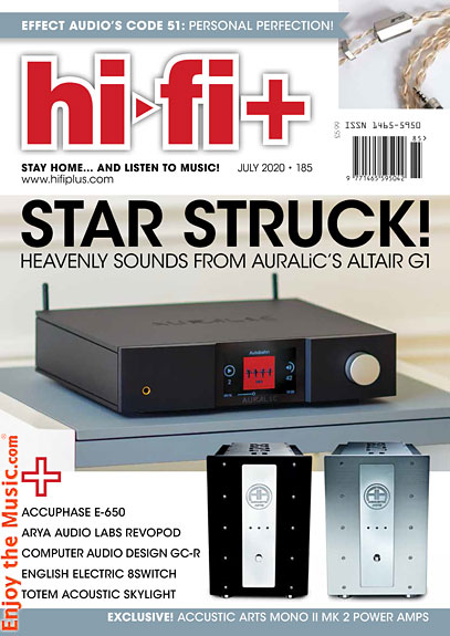 Hi-Fi + Magazine audio di fascia alta di luglio 2020