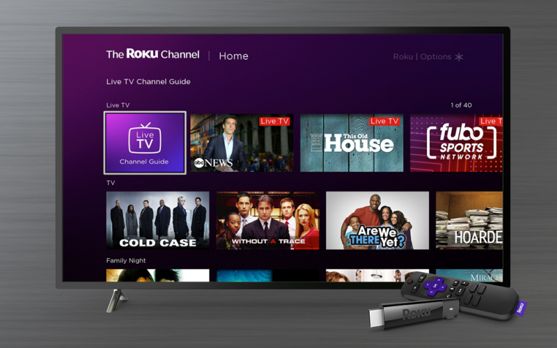 Roku Aggiunge la guida del canale TV in diretta al canale Roku
