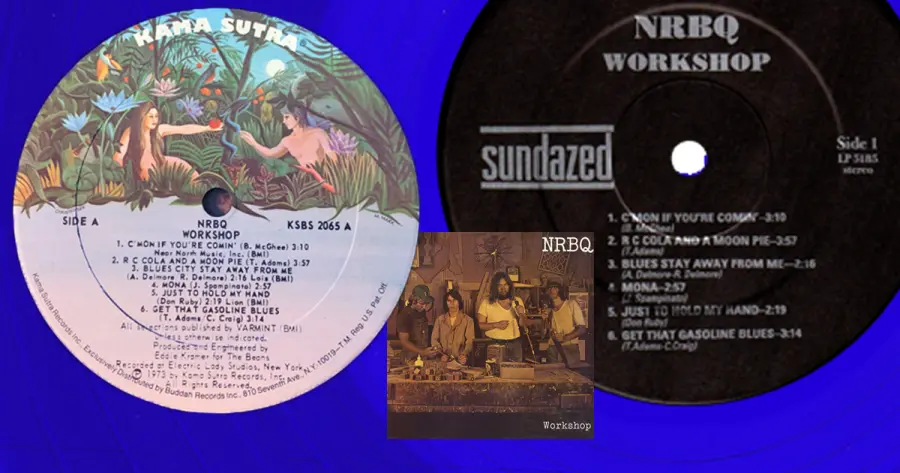 Workshop di NRBQ: Kama Sutra originale contro la ristampa in vinile blu del 2019 Sundazed.