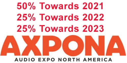 Offerta AXPONA 50% / 25% / 25%