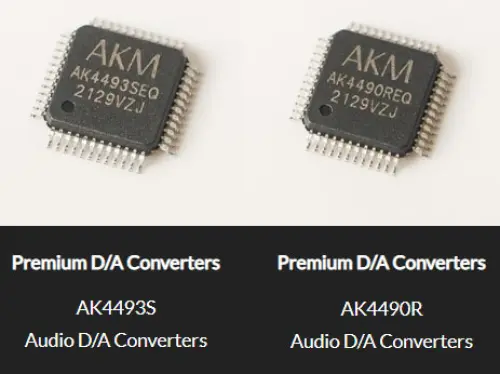 AKM Advanced Velvet Sound AK4493S e AK4490R