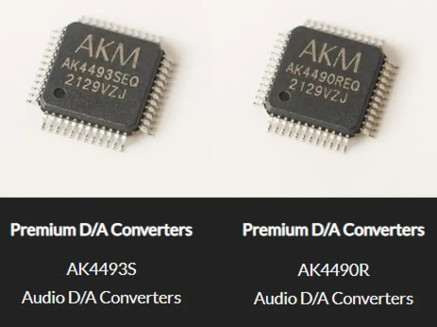 AKM Advanced Velvet Sound AK4493S e AK4490R