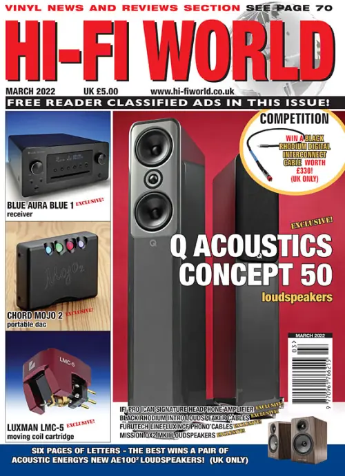 Recensioni e Think Pieces di Hi-Fi World di marzo 2022