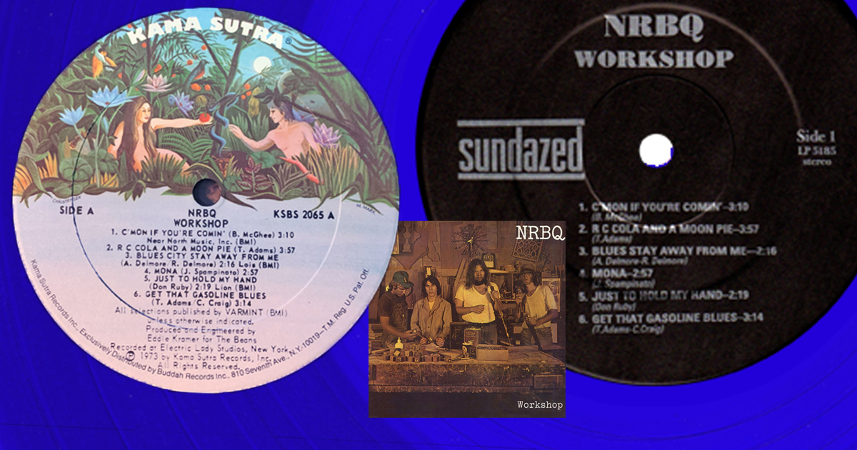 Workshop di NRBQ: Kama Sutra originale contro la ristampa in vinile blu del 2019 Sundazed.