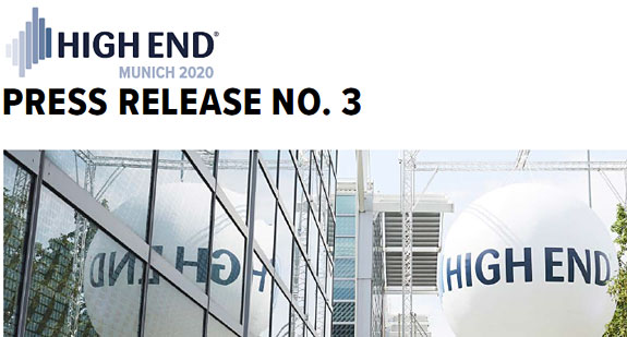 HIGH END 2020 Comunicato Stampa Numero 3: Mostra annullato a causa della diffusione del coronavirus