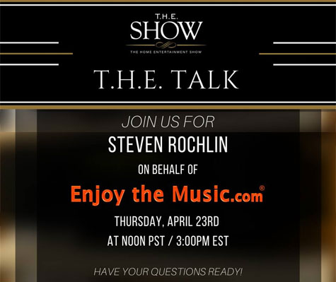 Promemoria: oggi alle 15:00 (EST) T.H.E. Talk Feat. Goditi Steven R. Rochlin di Music.com