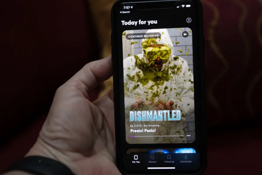 App mobile Quibi pratica: video di breve durata