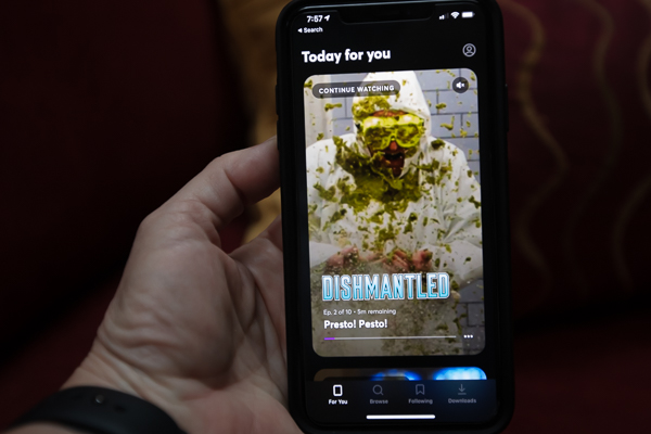 App mobile Quibi pratica: video di breve durata