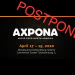 Annuncio del rinvio di AXPONA 2020