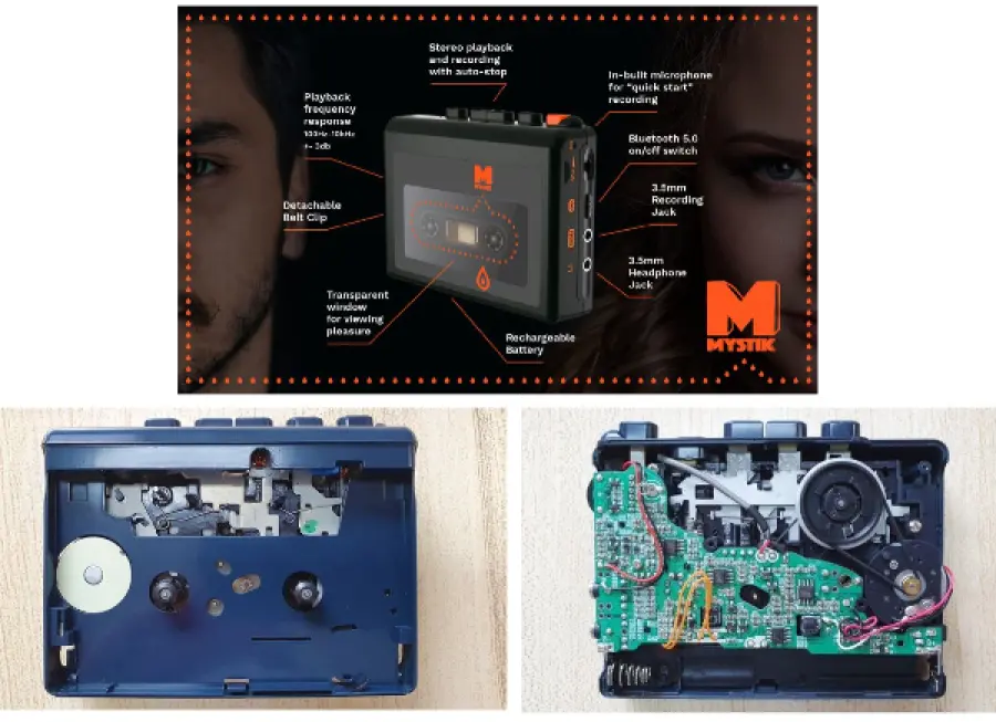 La campagna Kickstarter mira a finanziare il lettore di cassette