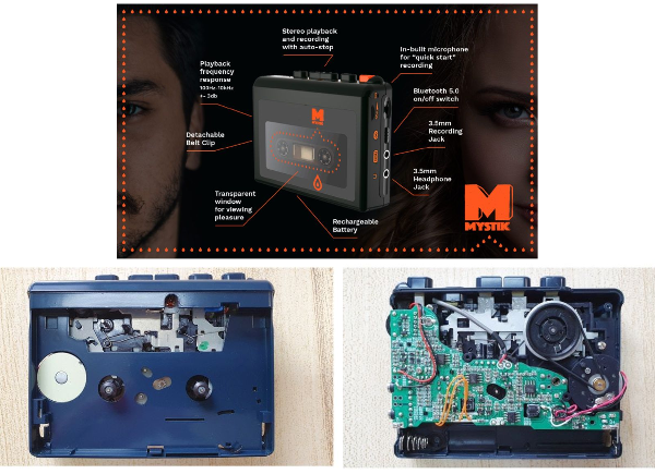 La campagna Kickstarter mira a finanziare il lettore di cassette