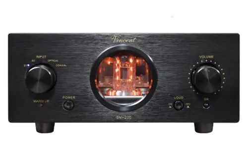 L'amplificatore integrato Vincent accoppia il DAC con l'ingresso del tubo