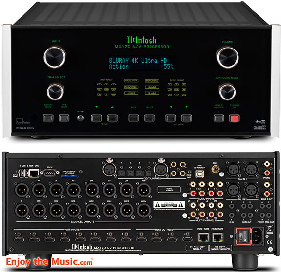 Processore A / V MX170 all'avanguardia McIntosh