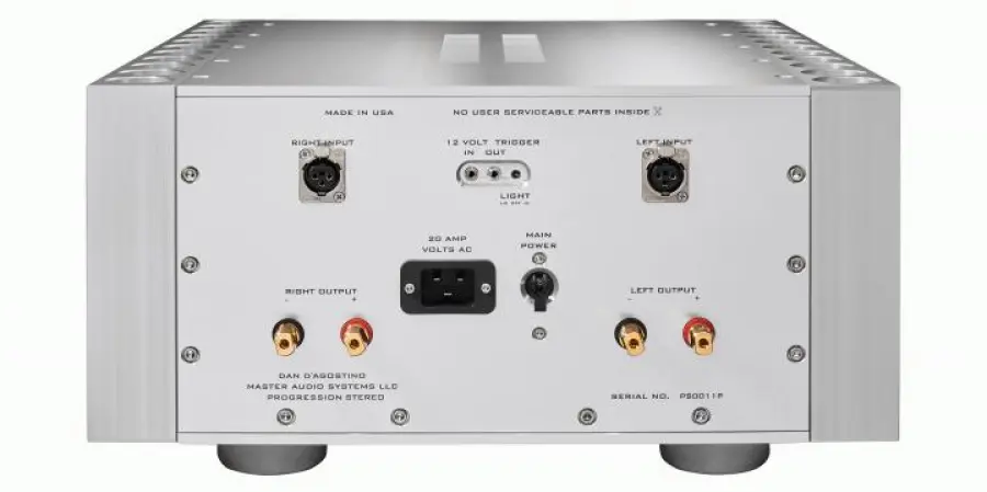 Amplificatore stereo progressivo Dan D'Agostino Master Audio Systems