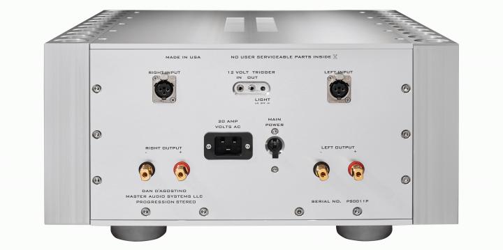 Amplificatore stereo progressivo Dan D'Agostino Master Audio Systems
