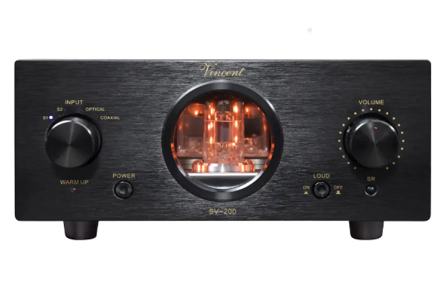 L'amplificatore integrato Vincent accoppia il DAC con l'ingresso del tubo