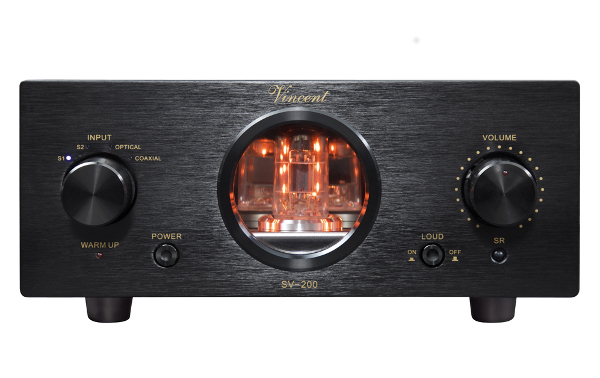 L'amplificatore integrato Vincent accoppia il DAC con l'ingresso del tubo