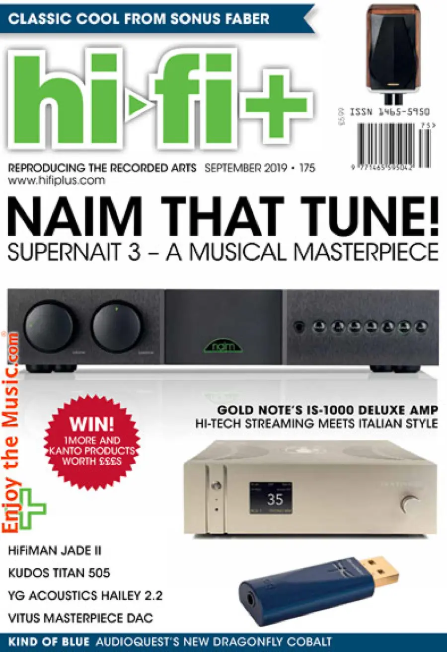 Hi-Fi + Magazine audio di fascia alta di settembre 2019