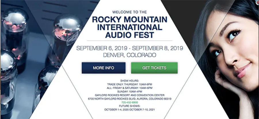 Calcio d'inizio del Rocky Mountain Audio Fest 2019