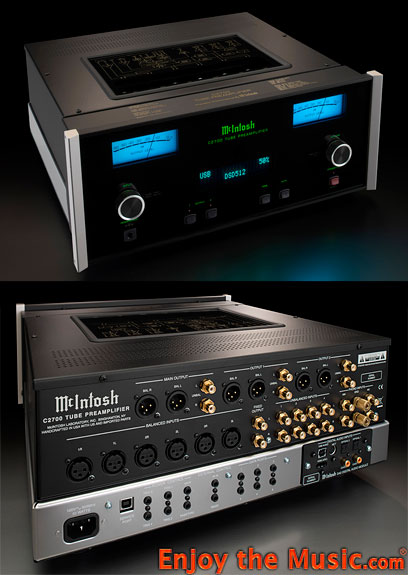 Preamplificatore stereo a tubo vuoto C2700 di McIntosh Labs