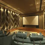 Questo Home Theatre mette in primo piano l'acustica e il centro