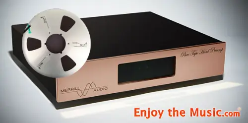 Recensione mondiale Preamplificatore per testine di nastro Merrill Audio PURE