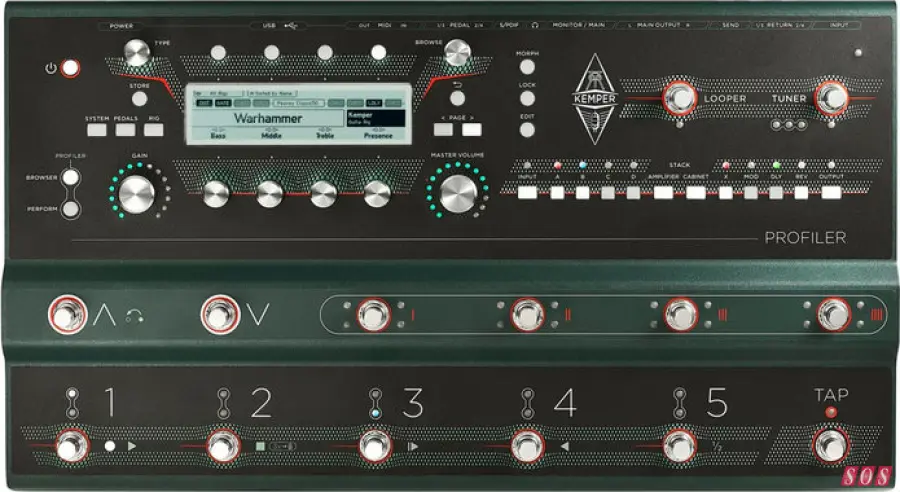 Kemper Profiler sale sul palco