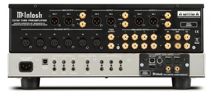 McIntosh annuncia il preamplificatore a tubo per vuoto C2700