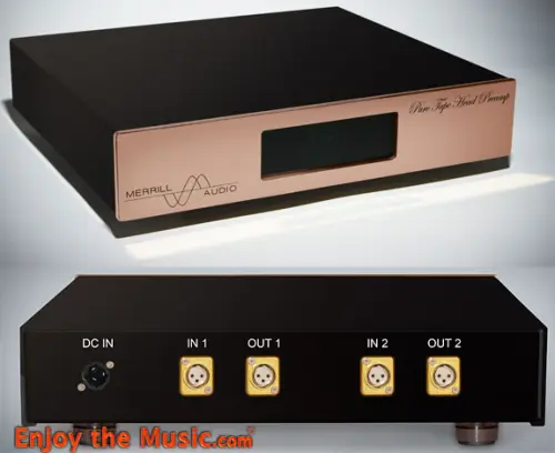 Preamplificatore per testine di bobine Merrill Audio PURE per bobine Reel-To