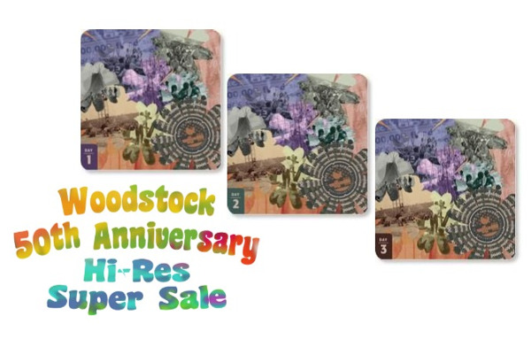 HDTracks Woodstock "Super Sale": spettacoli dal vivo storici in alta risoluzione