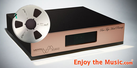 Recensione mondiale Preamplificatore per testine di nastro Merrill Audio PURE