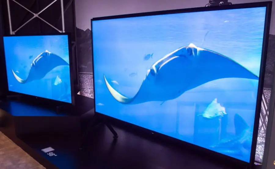 Forte crescita prevista per 8K TV