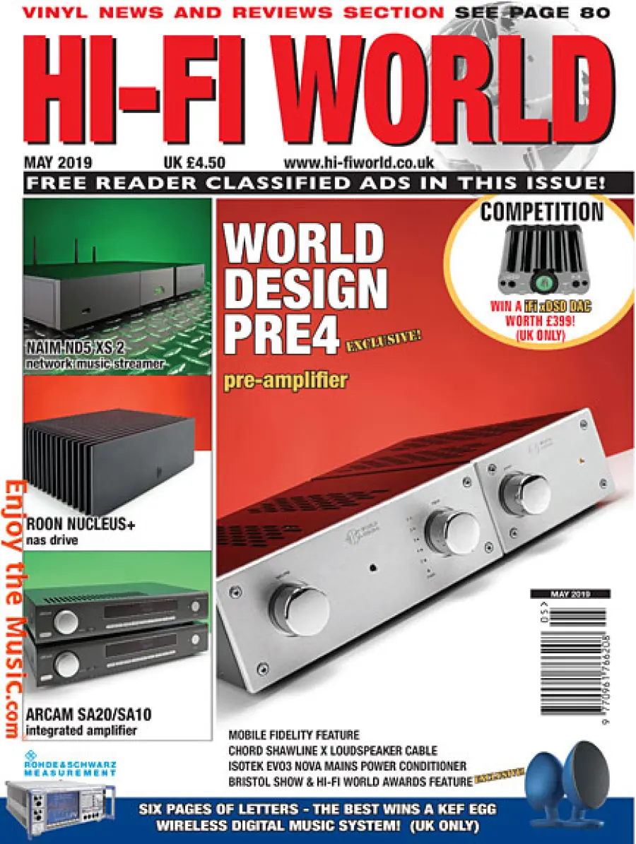 Hi-Fi World May offre recensioni e pensieri