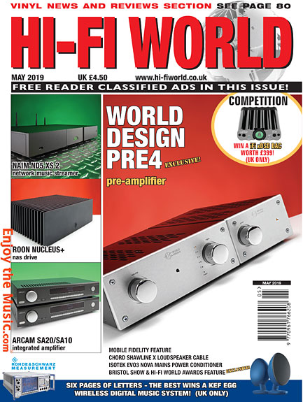 Hi-Fi World May offre recensioni e pensieri