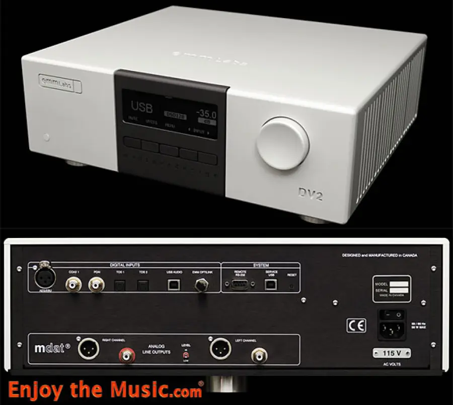 EMM Labs DV2 Converter integrato con controllo del volume