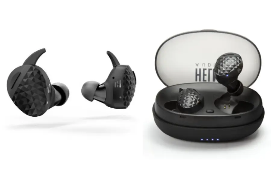 Gli auricolari da $ 100 di Helm Audio sono wireless e resistenti all'acqua