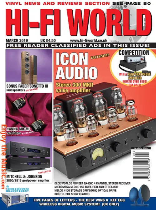 Hi-Fi World March offre recensioni e pensieri